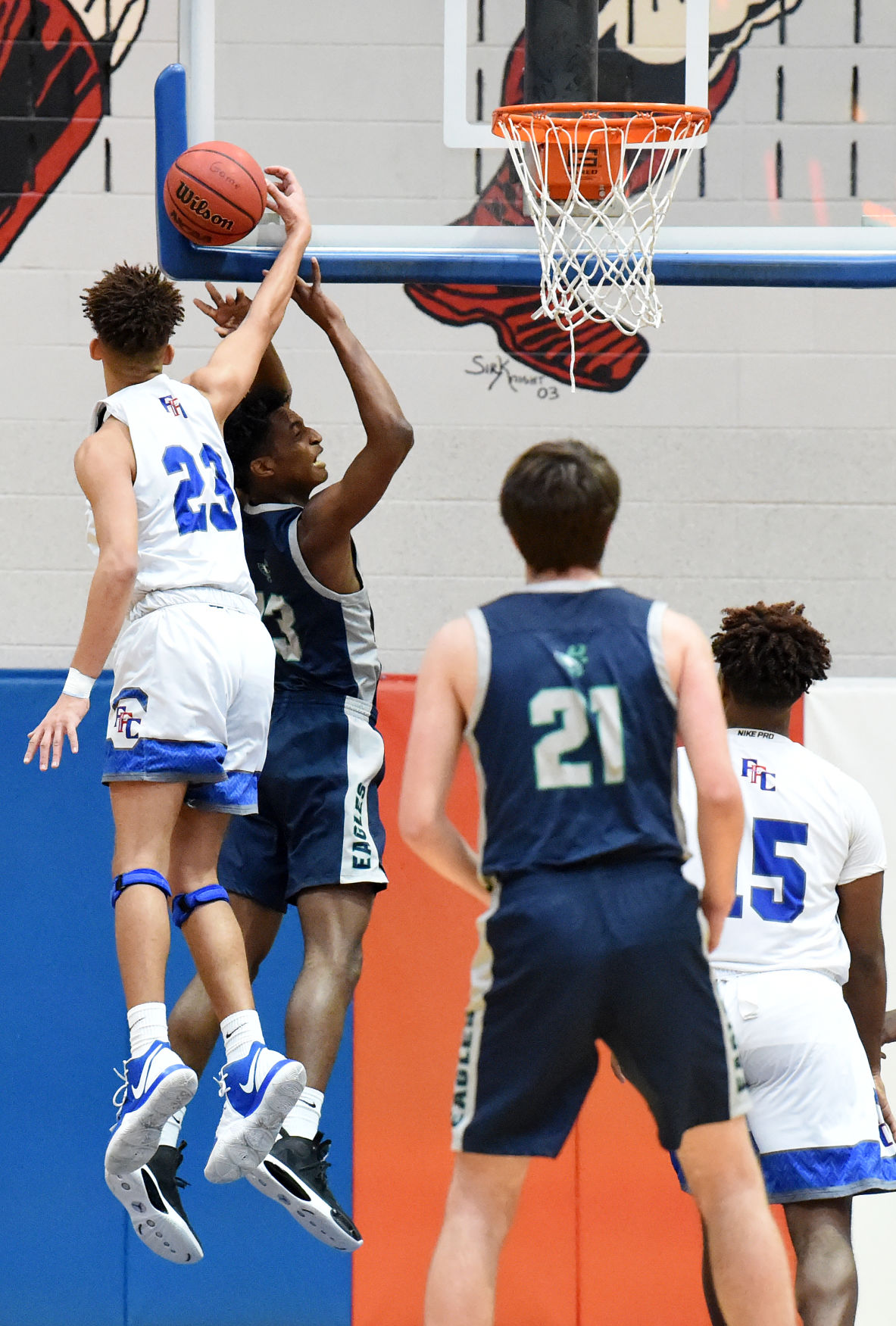 PHOTOS: Fountain-Fort Carson Trojans (58) Pine Creek Eagles (70)